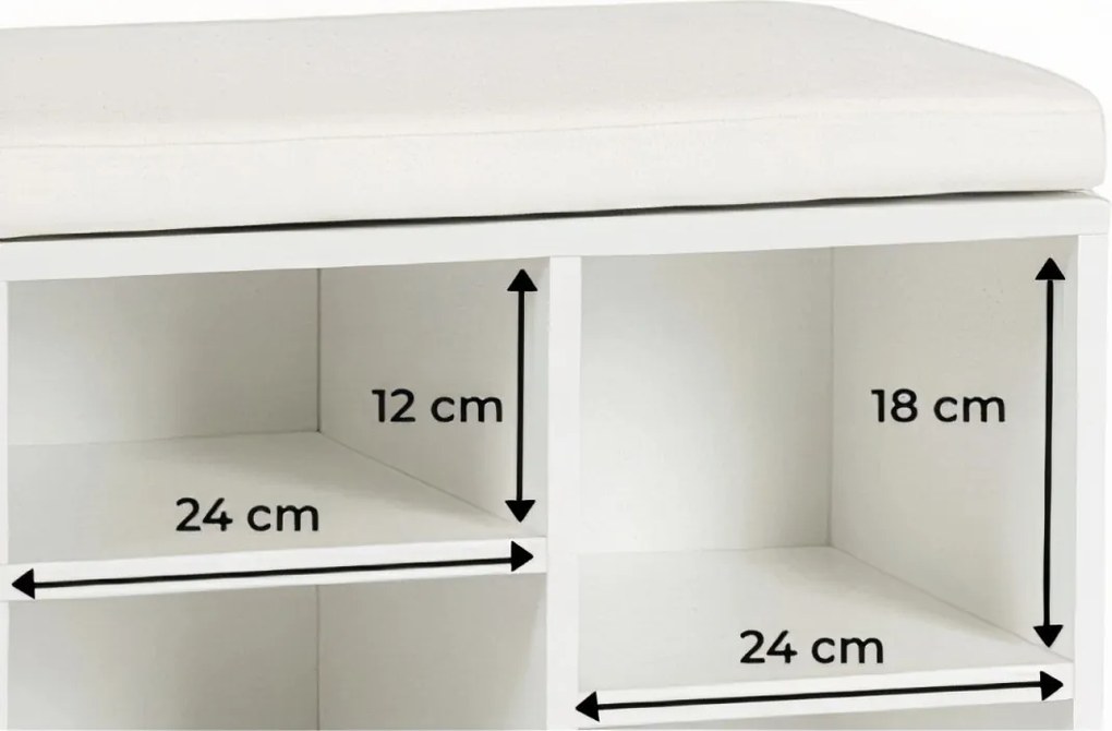 Szafka na buty AXEL104 cm Biała