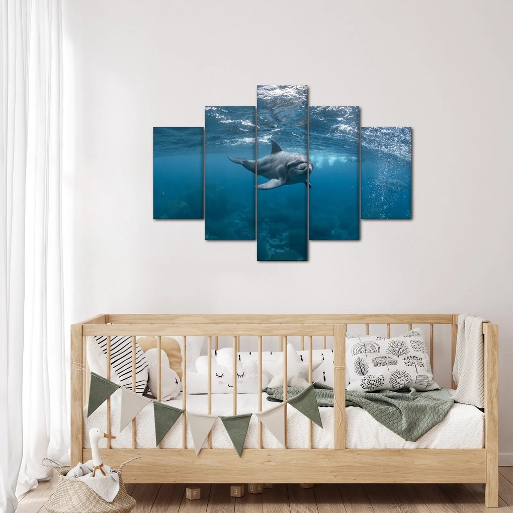 Kép - Delfin a felszín alatt (150x105 cm)