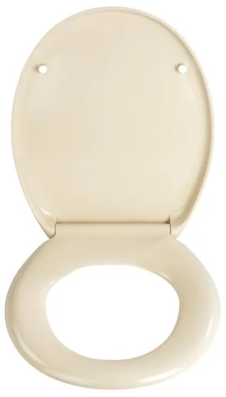 WENKO 18760100-WC WC-ülőke OTTANA 37,5x44,5 cm bézs/ezüst