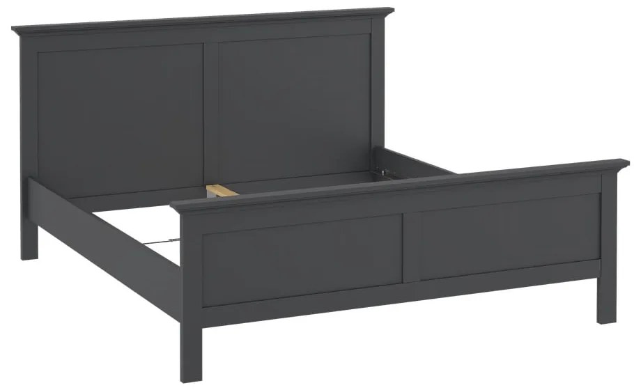 Szürke franciaágy 160x200 cm Paris – Tvilum