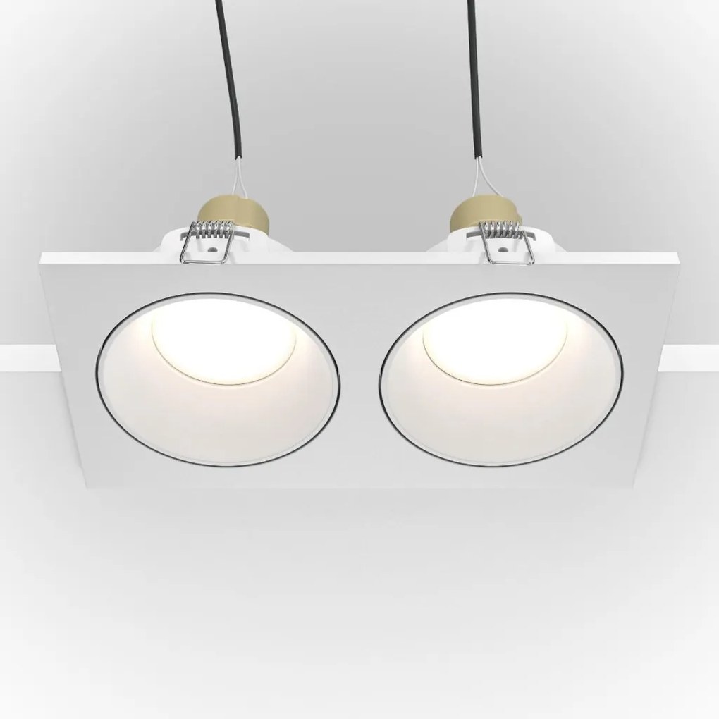 Maytoni ZOOM DL033-2-02W Beépíthető spotlámpa 2x50W/GU10 IP65