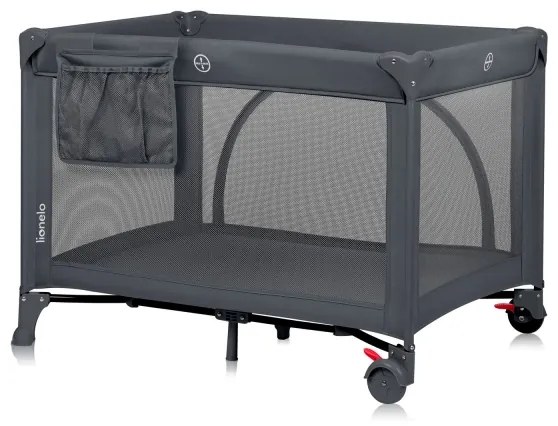 Lionelo - LAURA utazóágy Grey Concrete