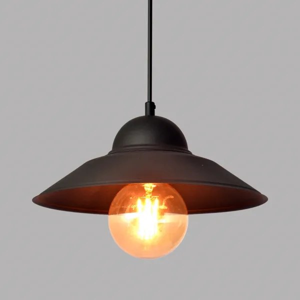 Csillár zsinóron SORAPIS 1xE27/15W/230V fekete