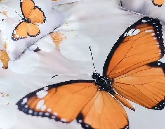 Agynemű BUTTY WHITE ORANGE 3 részes 140X200 cm