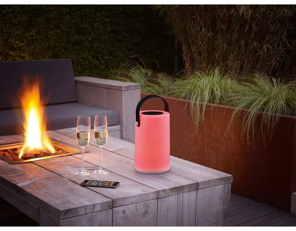 Napelemes LED kültéri lámpa (magasság 21 cm) Garcia – Reality