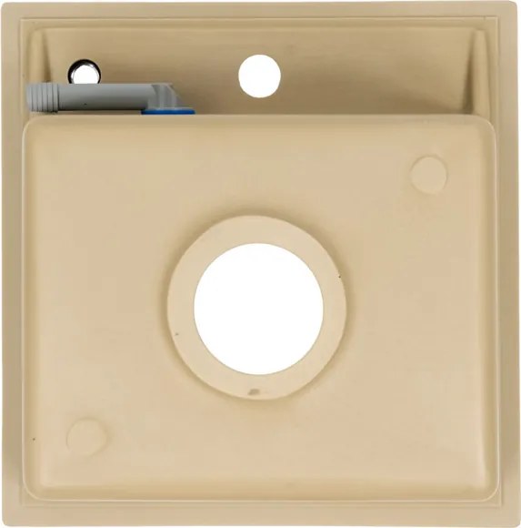 Nia szögletes egy medencés gránit mosogató bézs