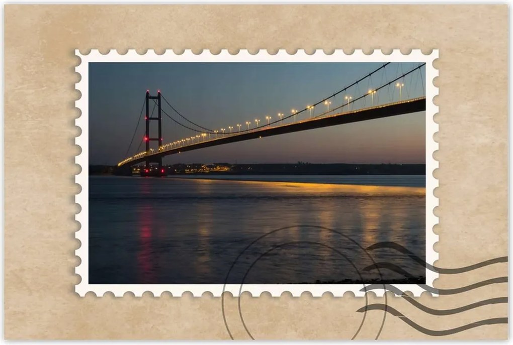 Poszterek 60x40 Híd lámpákkal