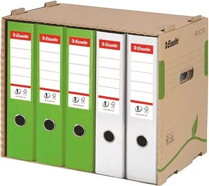 Archiválókonténer, iratrendezőnek, karton ESSELTE Eco, barna (E623920)