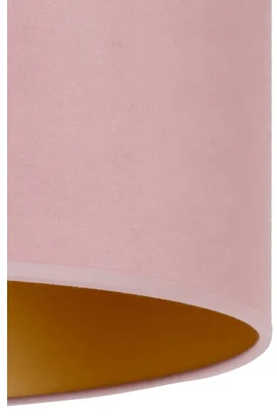 Duolla - Mennyezeti lámpa ROLLER 1xE27/15W/230V d. 40 cm rózsaszín/arany