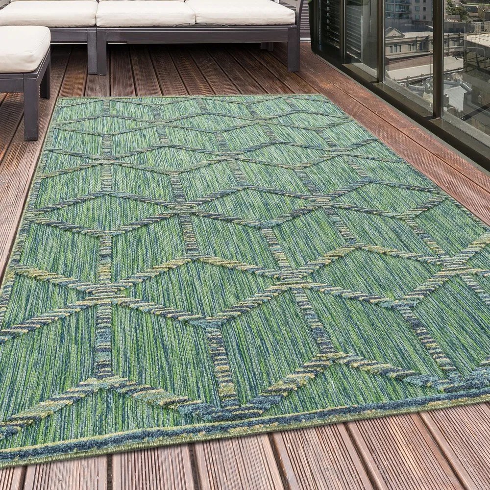 Zöld kültéri futószőnyeg 80x250 cm Bahama – Ayyildiz Carpets