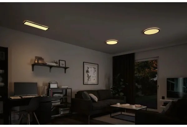 Paulmann 71003 - LED/22W Dimmelhető panel ATRIA 230V 3000K fekete