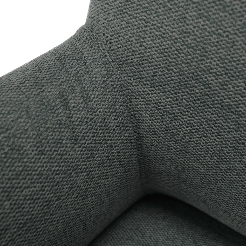 Füles fotel, mentol/tölgy, SAMY