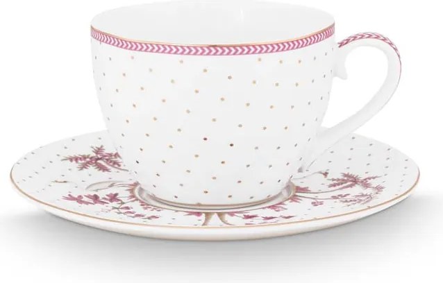 Csésze Jolie Dots Gold Pink PiP Studio, 280 ml
