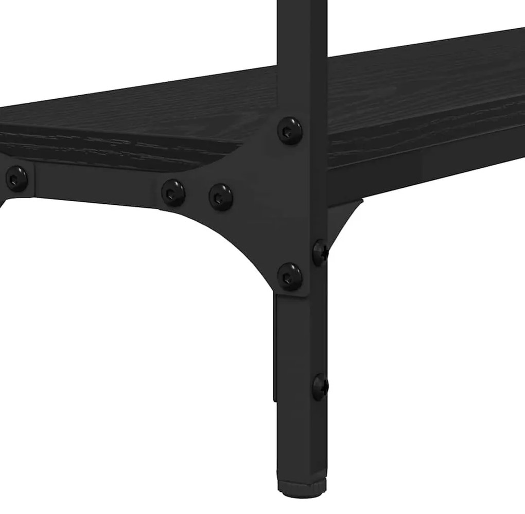 Konzolasztal Musta tammi 100 x 22.5 x 75 cm Műgyanta fa és Fém