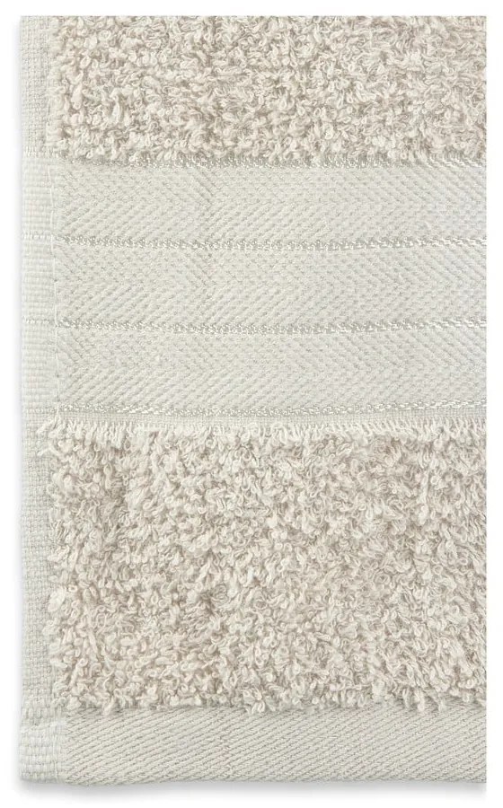 Bézs frottír pamut fürdőlepedő szett 2 db-os 70x140 cm – Good Morning