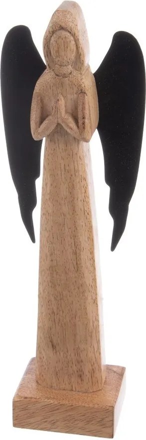 Fa szobor (magasság 27 cm) Angel – Orion