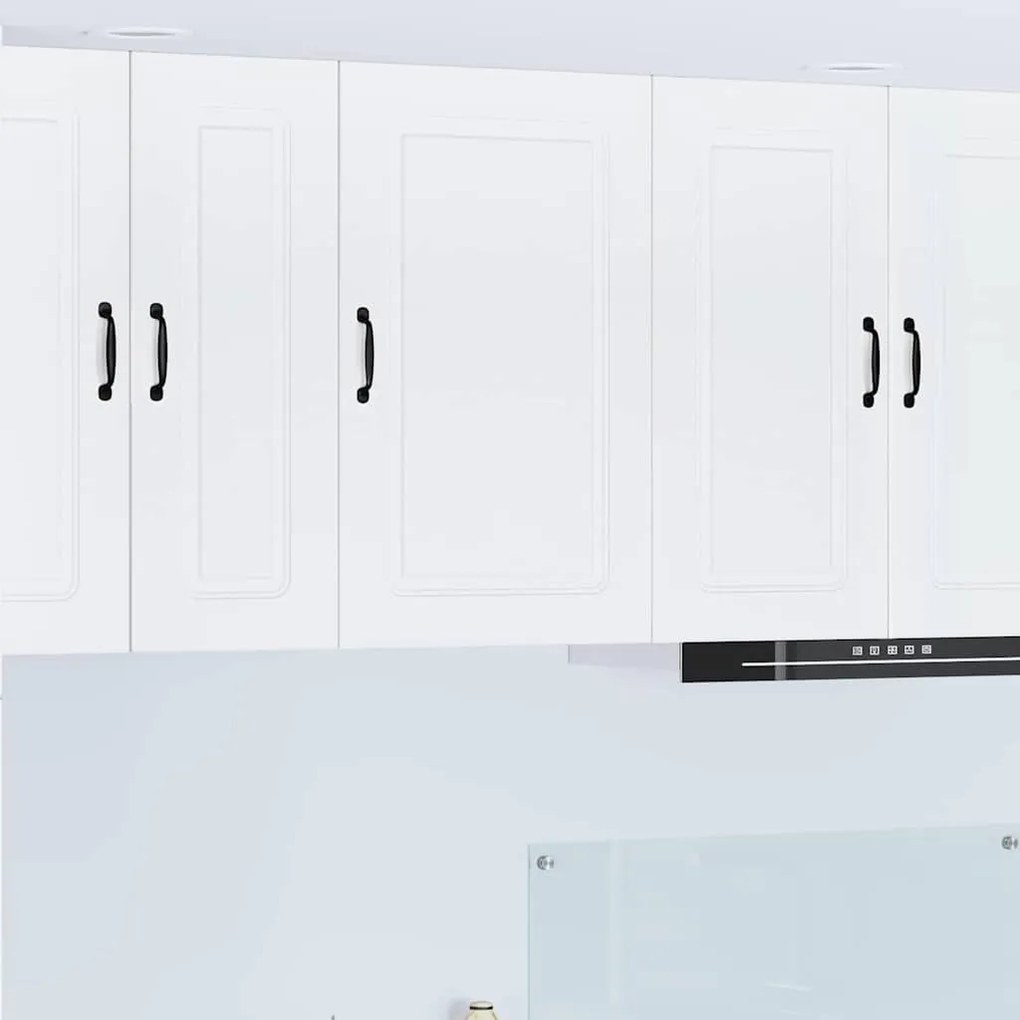 Fali konyhaszekrény polcokkal Fehér 50 x 31 x 80 cm Faanyag