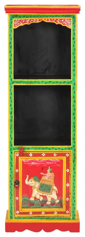 kézzel festett tömör mangófa tálaló 40 x 30 x 120 cm