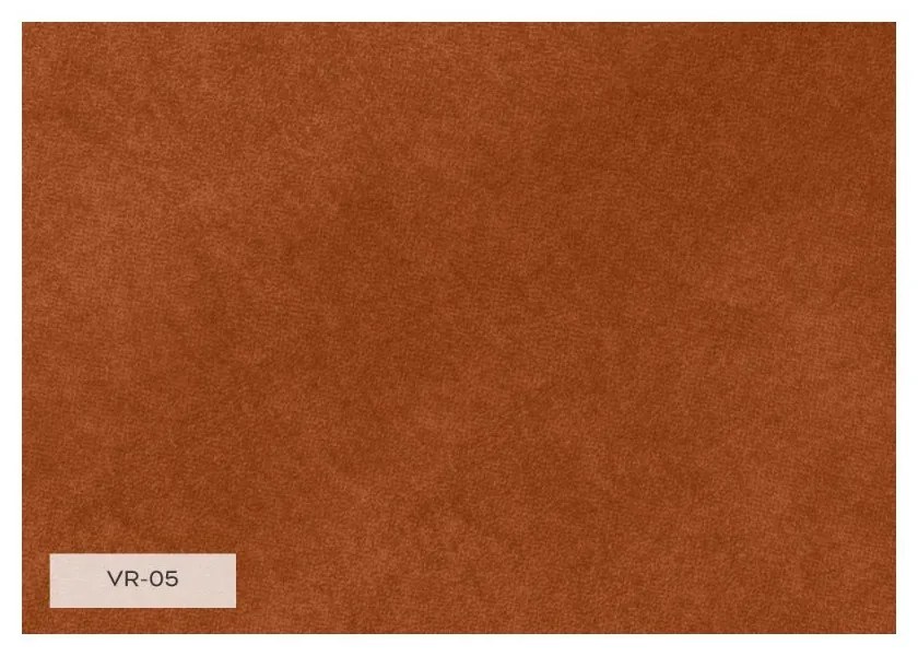 Téglavörös bársony kinyitható kanapé 225 cm Charming Charlie – Miuform