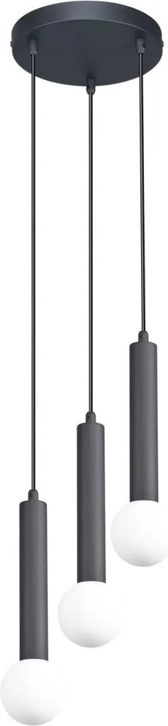 Italux modern függeszték filano fekete opál itxpnd-33574-3-bk