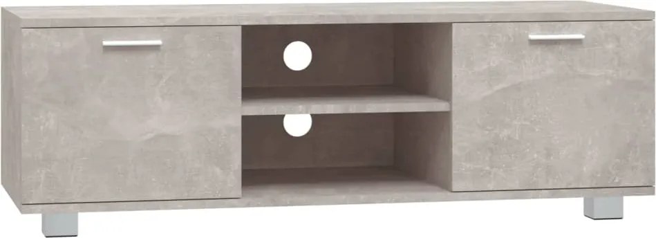 vidaXL betonszürke szerelt fa TV-szekrény 120 x 34,5 x 35 cm