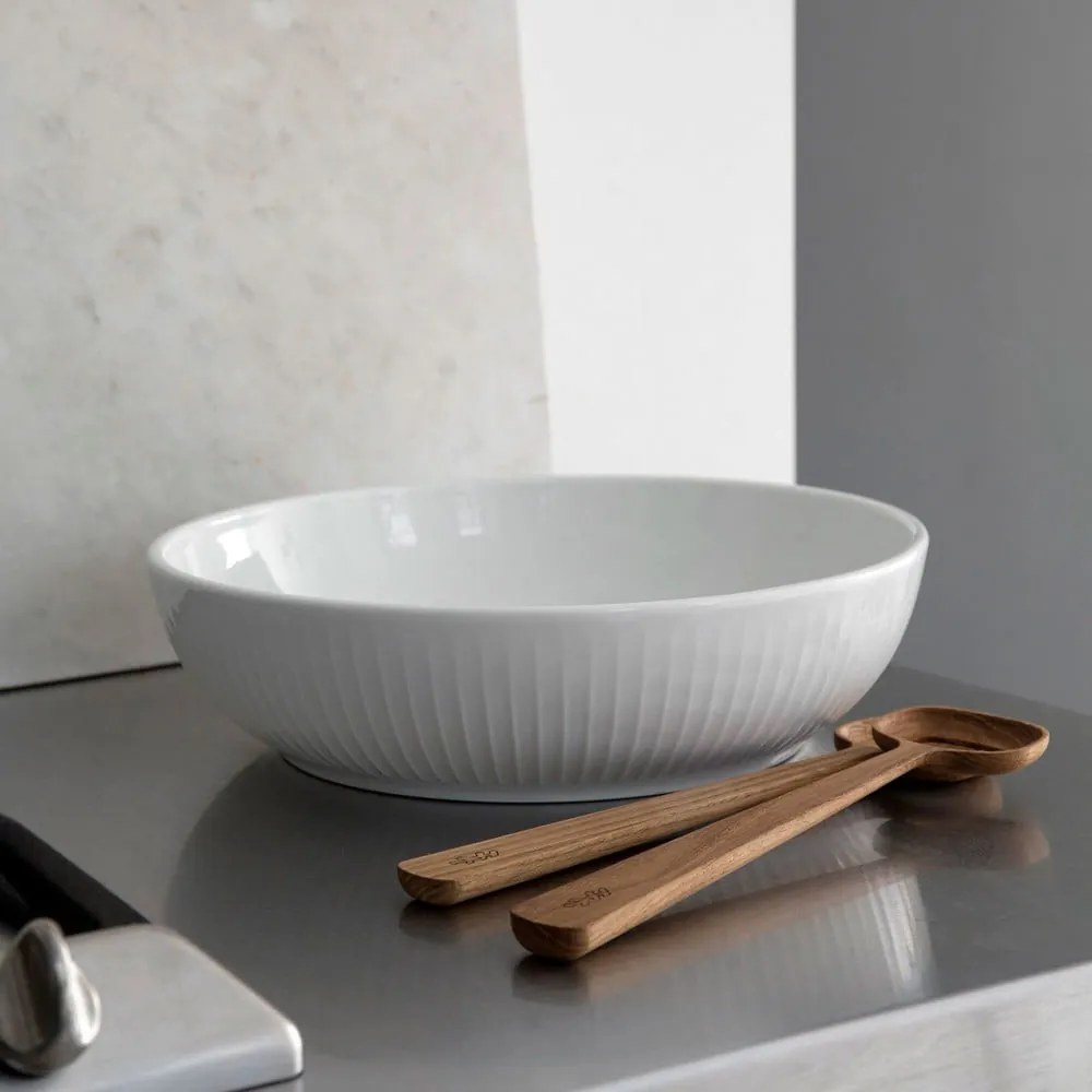 Hammershoi fehér porcelán salátás tál, ⌀ 30 cm - Kähler Design
