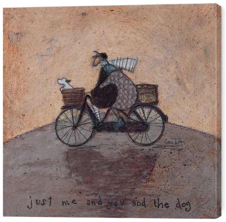 Vászonkép Sam Toft - Just Me and You and The Dog