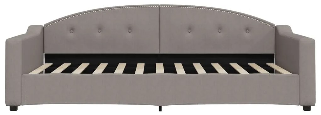 tópszínű szövet kanapéágy 100 x 200 cm