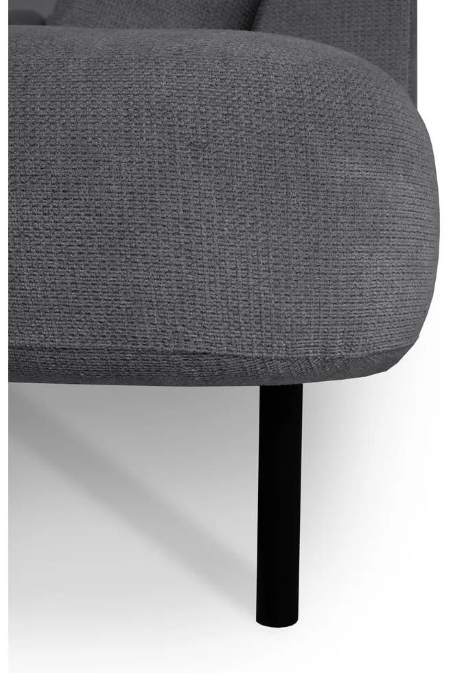 Sötétszürke sarokkanapé (jobb oldali-U alakú) Hero – Scandic