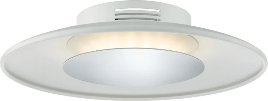 DAR LIGHTING WOR522 WORCESTER Kerek Mennyezeti Lámpa Fehér, Csiszolt Króm LED IP20