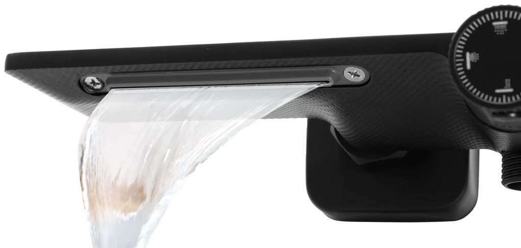 Zuhanyszett REA HELIX Black