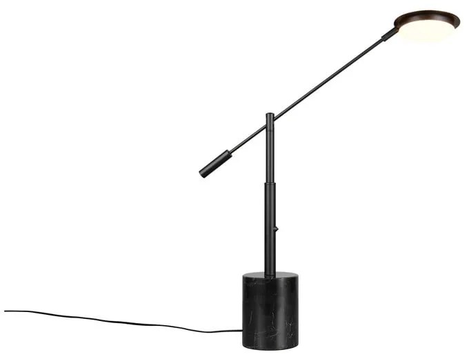 Fekete LED asztali lámpa (magasság 65 cm) Fiore – Trio Select