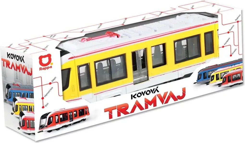 RAPPA Fém villamos - sárga, 20 cm