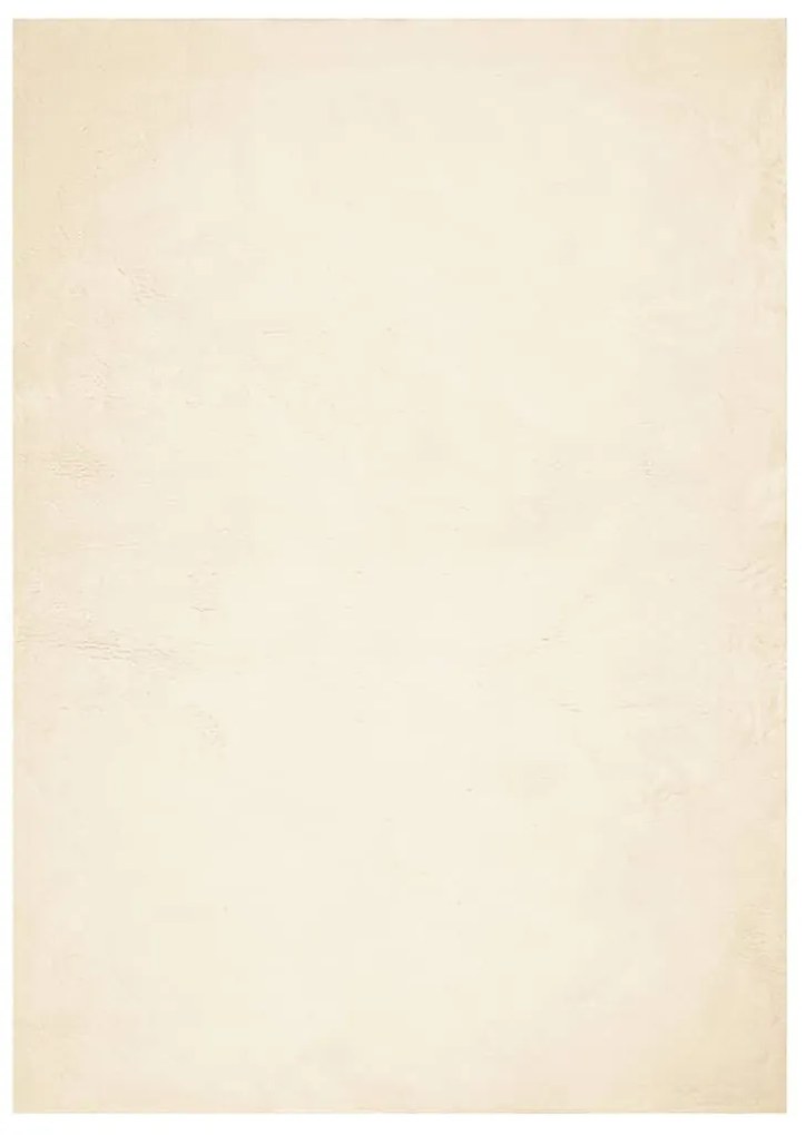 HUARTE krémszínű rövid szálú puha és mosható szőnyeg 140x200 cm