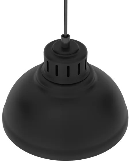 Csillár zsinóron SVEN 4xE27/15W/230V fekete