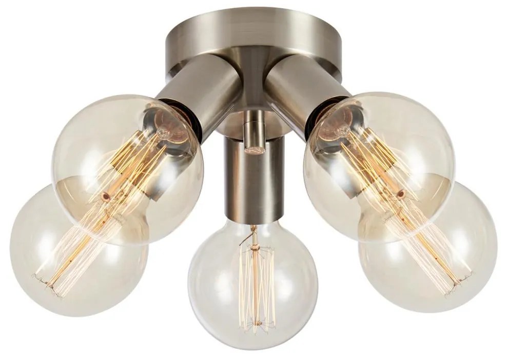 Markslöjd 108554 - Mennyezeti lámpa MAZZO 5xE27/40W/230V matt króm