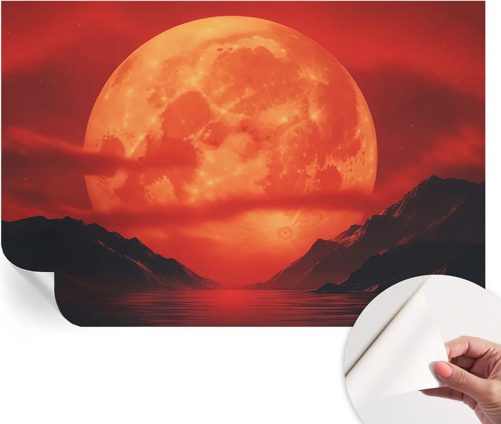 Öntapadós Dekoratív Fotótapéta Hálószobába Éjszakai jelenség 104x70 cm