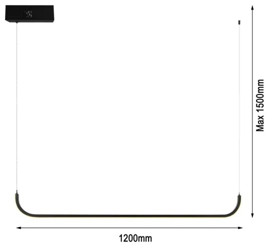 Immax NEO 07225L - PATTINI LED 26W 230V dimmelhető függeszték Tuya+DO
