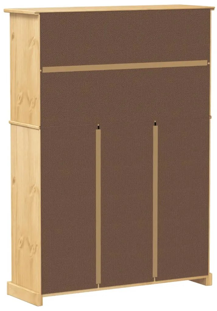 Corona tömör fenyőfa cipőszekrény 99x32x138 cm