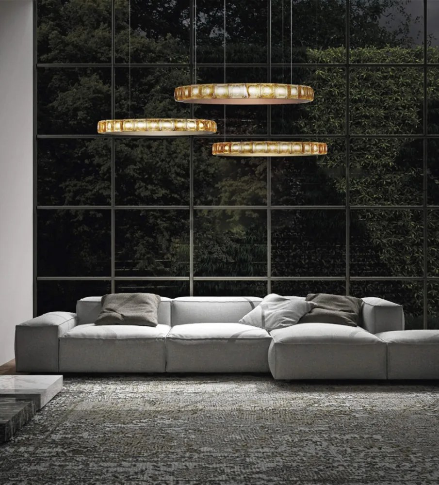 ITALAMP 2391-70 AURA Kristály Függesztett Lámpa LED IP20