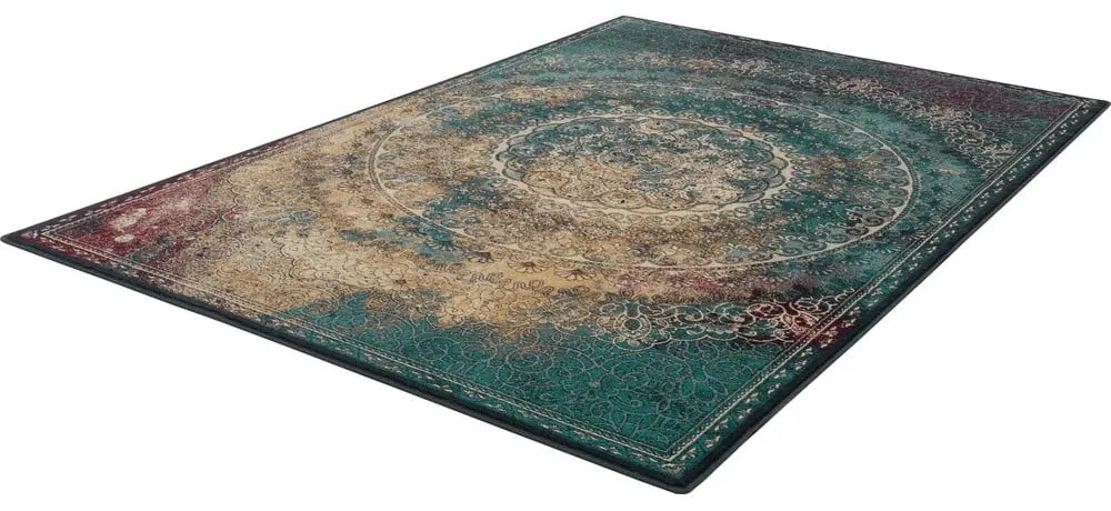 Petróleumkék gyapjú szőnyeg 200x300 cm Ann – Agnella