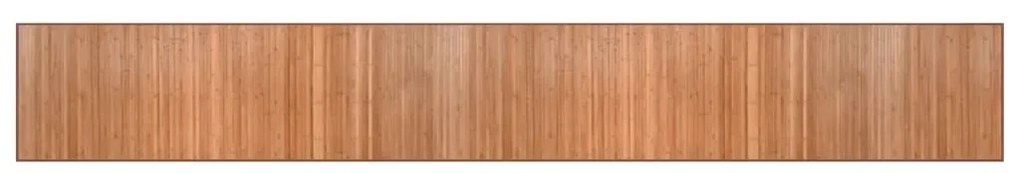 négyszögletű természetes bambusz szőnyeg 70 x 500 cm