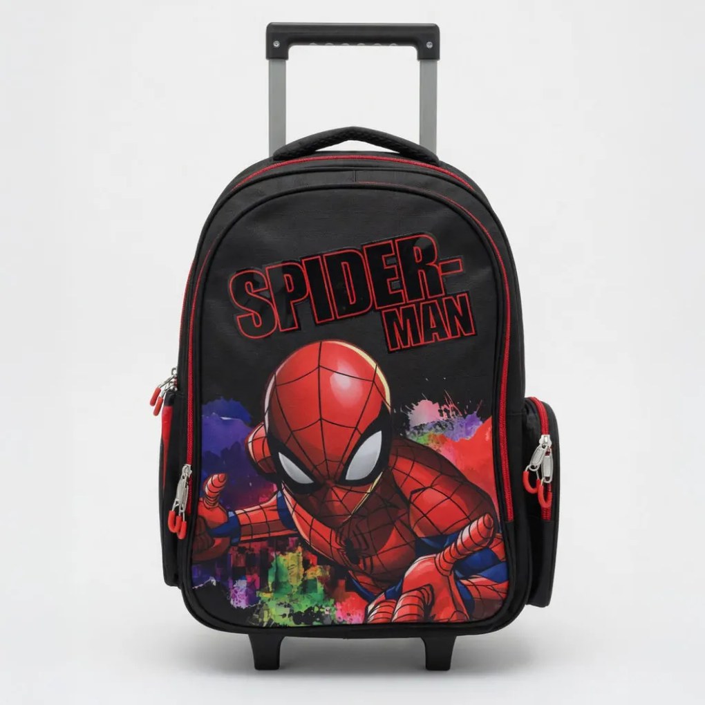 Pókember Global gurulós iskolatáska, táska 46 cm