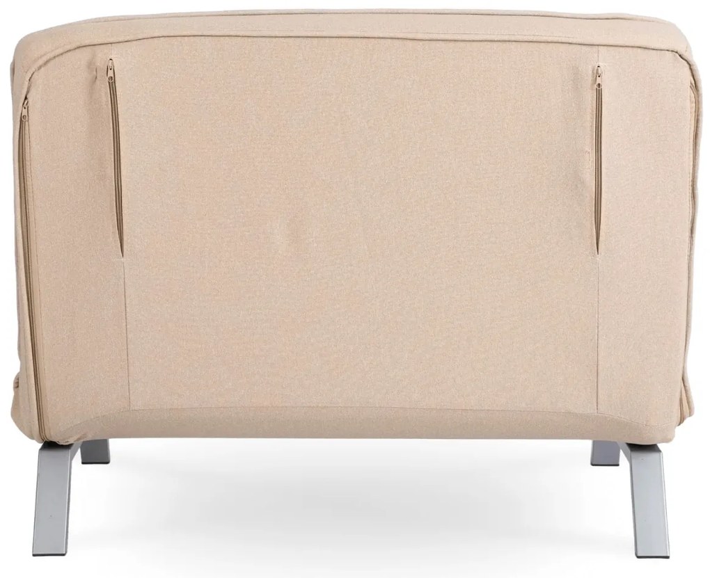 Fotel Rozkładany Dwuosobowy BART 2 Beżowy