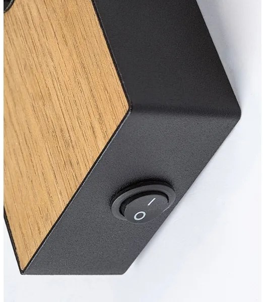 Rabalux 71151 - Fali spotlámpa METTA 1xE14/40W/230V tölgy