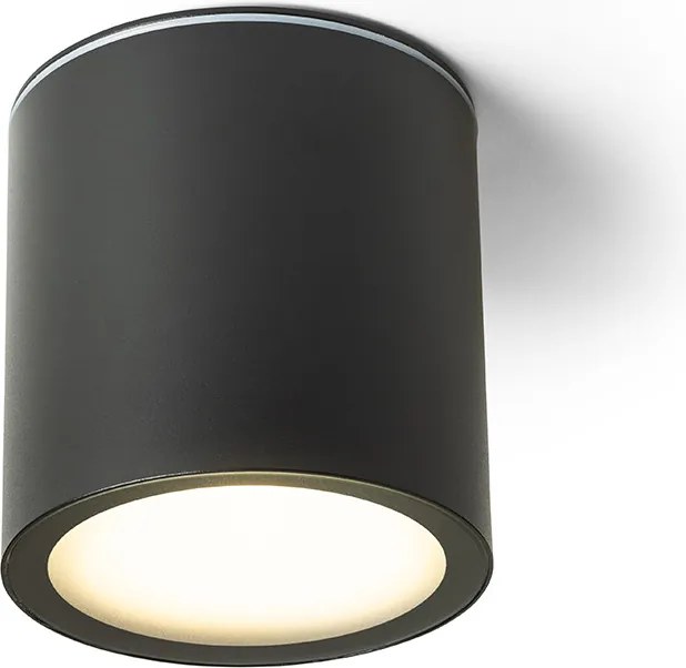 RENDL DUNE ES111 mennyezeti lámpa fekete 230V LED GU10 9W IP65