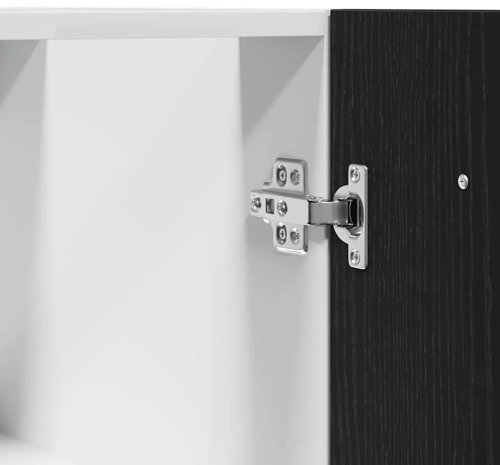 Alsószekrény Fekete Tölgy 60x46x81,5 cm Forgácslap