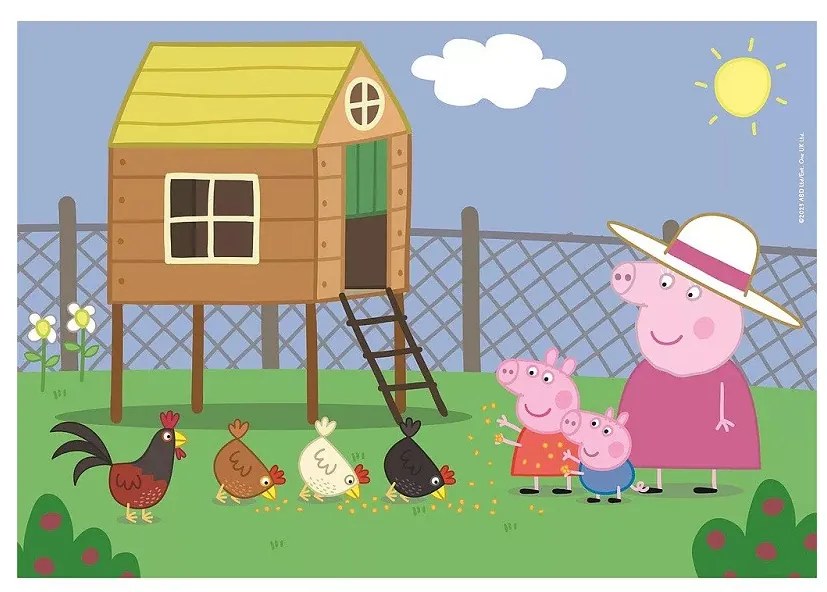 Peppa malac Chicken Coop 60 db-os maxi puzzle Clementoni