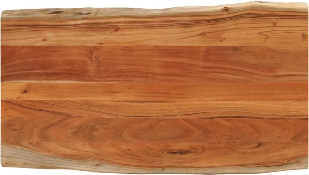 vidaXL tömör akácfa téglalap alakú asztallap 110x60x2,5 cm