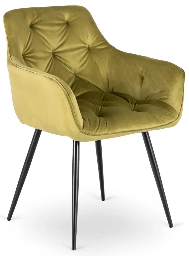Pisztácia Színű Bársony Étkezőszék. MODESTO